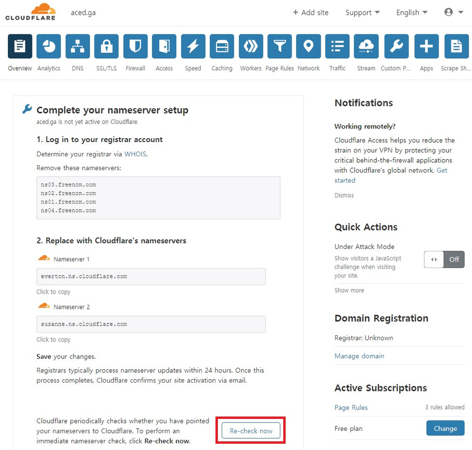 13 check nameservers o